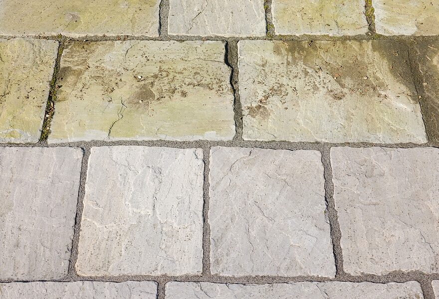 Terrassenreinigung Naturstein